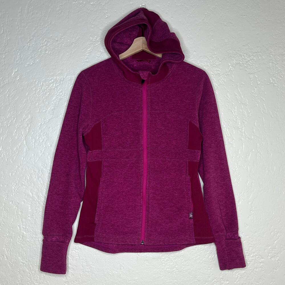 Prana Drea Zip Up Hoodie Women’s Yoga Fleece Moisture Wicking Pink Size S